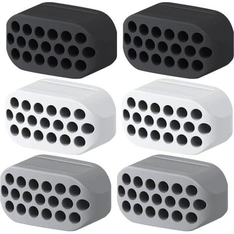 Jawliner Exerciser, 6 Pièces Machoire Musculation, Muscler Machoire, pour renforcer et resserrer la Ligne de la mâchoire et Le Cou (1/4)