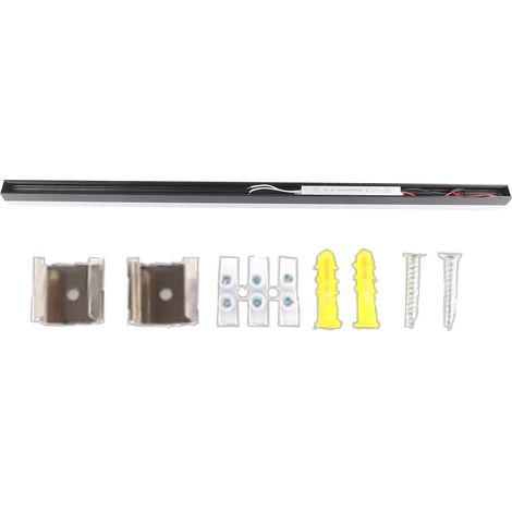 Luminaire Murale LED IP43 pour Passage et Courtyard, Modern Strip en Aluminium 80 cm, Lumière Douce 3000K (1/5)