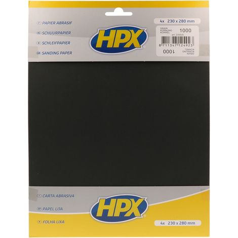 PAPIER ABRASIF P1000 X 4 HPX