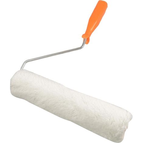 10'' Orange Kunststoffgriff Weißer Plüschhaaröl-Pinselroller (7f4d279ee8e366edb5696bd656612435)