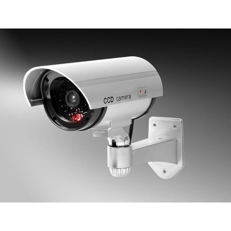 Germany outdoor security camera dummy dome CCD Cam Indoor Realistic Fake Surveillance CCTV 1080p Red Flashing LED Dummy Lens and Cable. (1/5)
