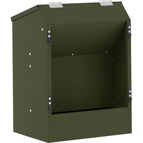 Distributeur pour lapins Vert olive 64.5 x 25.5 x 45.5 cm