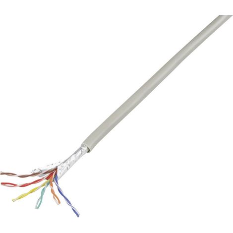 TRU COMPONENTS 1568142 Cavo per telefono J-Y(ST)Y 6 x 2 x 0.6 mm Grigio 25 m
