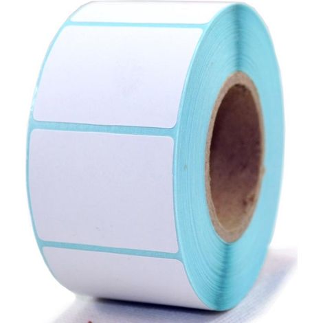 BRAVIX Lot de 800 étiquettes autocollantes blanches 60 mm x 30 mm pour bocaux de congélation Imprimantes (1/5)