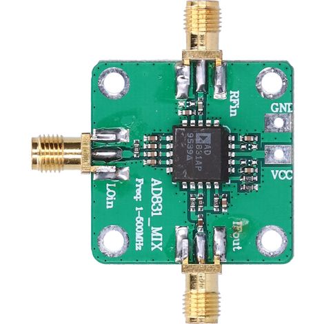 Module mélangeur haute fréquence RF à bande passante, convertisseur radio monopuce 1‑500 MHz AD831 (1/5)