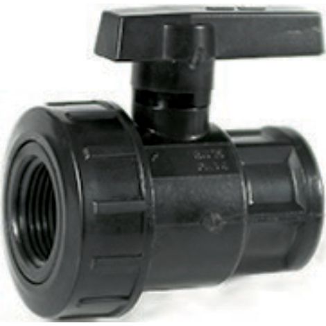 VALVOLE A SFERA PVC "3FF" FILETTO F/F Ø3/4" IRRITEC
