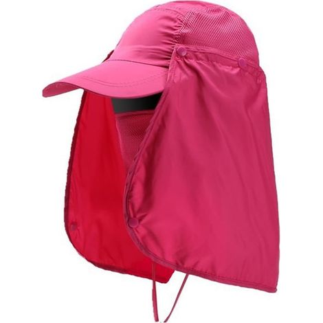 Casquette de Protection Anti-UV UPF 50+ à Rabat Hommes Femmes Chapeaux de Soleil pour l'Extérieur Pêche Randonnée (1/4)