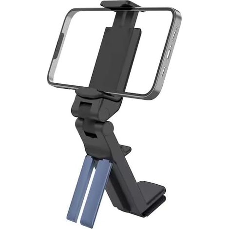 Générique Support Téléphone Portable Rotatif 360° pour Voyage, Bureau, Cuisine (4,7 à 7 Pouces), Léger et Robuste (1/4)
