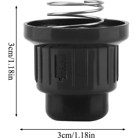 Allumeur de briquet en plastique noir remplaçable pour barbecue à gaz (1/5)