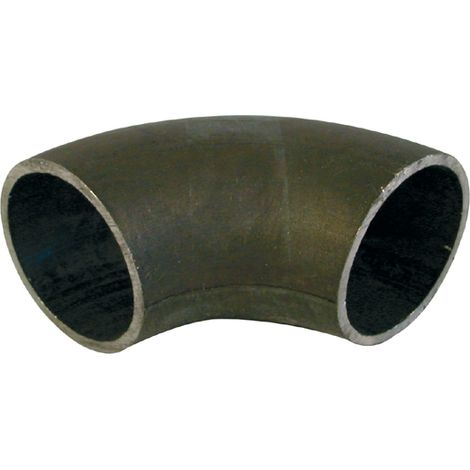 Sanitaire-Distribution – Raccord acier noir à souder 3D 90 – Diamètre 26,9 mm – Forme coudée pour changement de direction – Accessoire plomberie