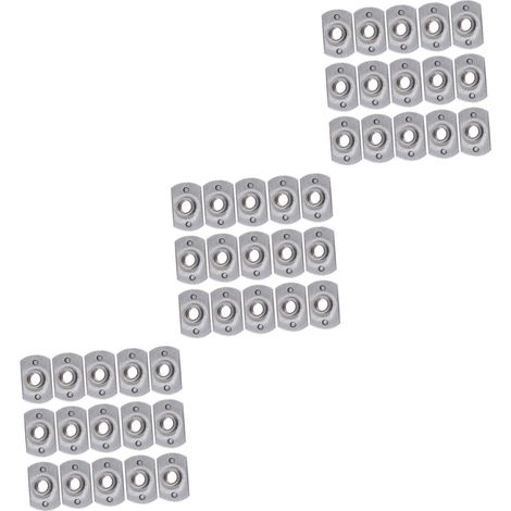 iplusmile Lot de 3 boulons en T soudés acier au carbone et écrous (1/5)