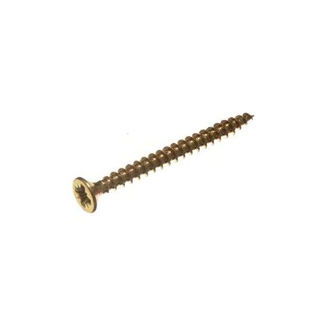 Lot de 1000 vis de fixation YZP en acier zingué jaune 3,5 x 40 (1/2)
