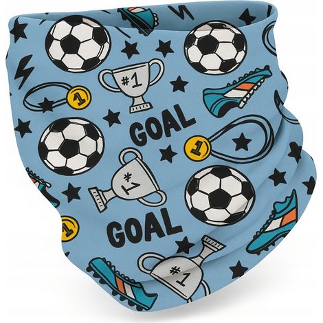 Sciarpa/snood per bambini 6m - 3l universale autunno-inverno calcio (1/5)