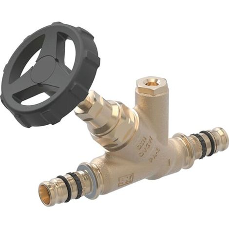 Geberit 604032001 Robinet d'arrêt incliné Mepla d32 (1/4)