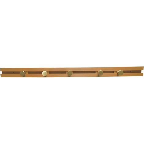 Verschiebbare Wandgarderobe, Reihe multifunktionaler Wandhaken, 5 Haken (1/5)