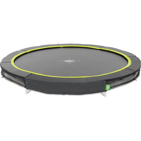 EXIT Silhouette Ground Sports Trampoline 8ft – Black