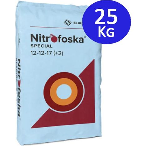Abono Nitrofoska Especial de 25 Kg 12 + 12 + 17 + 2 Recomendado tras la Poda para Árboles en Edad de Crecimiento (1/2)