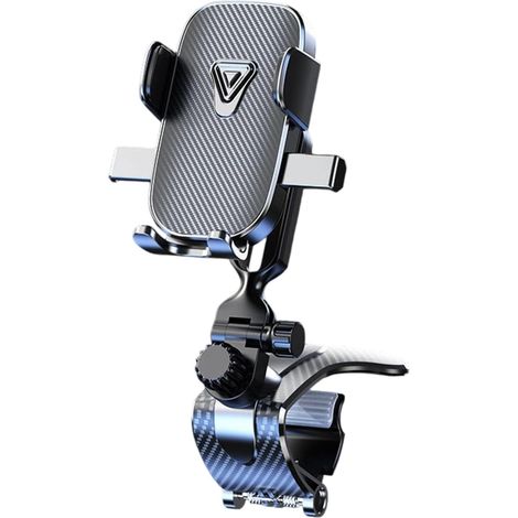 Support de téléphone de voiture à serrage automatique, design anti-secousses, rotation à 360°, tableau de bord, pare-brise pour smartphones de 4,7 à 6,9 pouces (1/5)