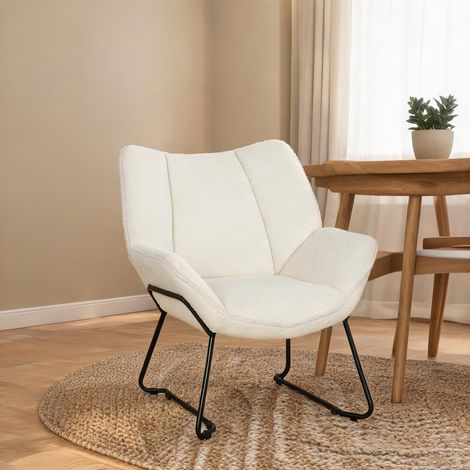 Fauteuil de salon en polyester Original-mousse 73 x 71 x 81 cm (1/5)