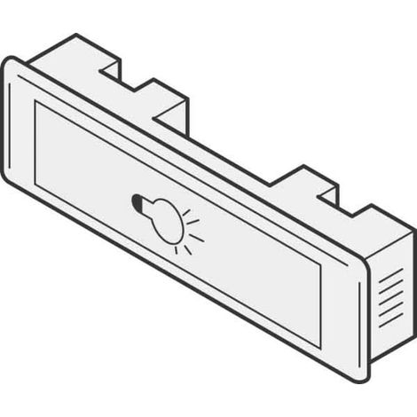 Renz Metallwaren. Lichttaster LIRA 75x22 weiss 97-9-85111 ws