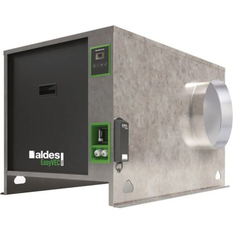 [JAMAIS UTILISE] Caisson d'Extraction Simple Flux ALDES Easyvec C4 PRO Micro-Watt 2500m³/h - 11034965 (1/5)