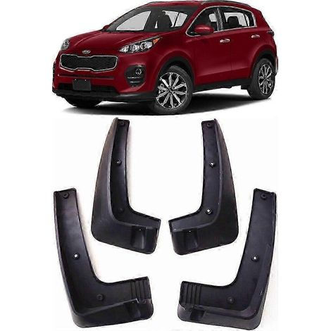 Gilt für geformte vordere und hintere Schmutzfänger für Kia Sportage 2016-2022()