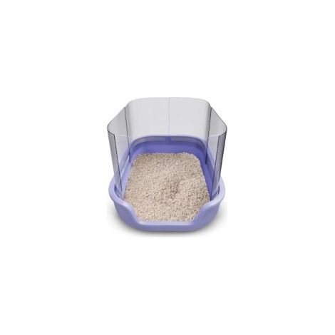 Protections anti-pipi pour bac à litière pour chat (4 pièces) Couvercle de bac à litière 15 x 11,5 pouces Protections anti-pipi et écran de confidentialité pour bac à litière ouvert - Bac non inclus