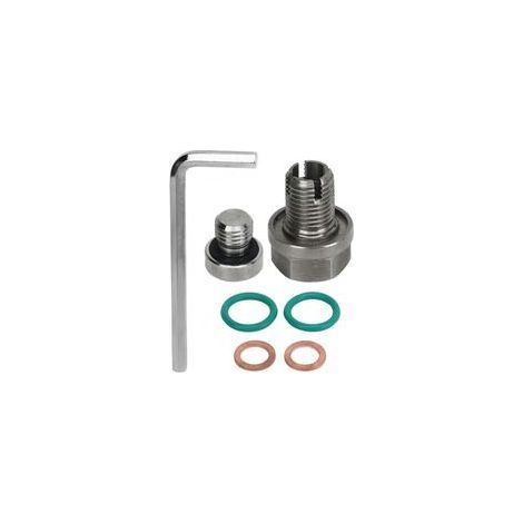 Bouchon de Vidange d'Huile M12, Kit de Réparation de Filetage Autotaraudant en Acier Inoxydable, avec Clé Hexagonale (1/5)