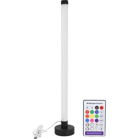 Lampada da terra per soggiorno, lampada da terra RGBW compatibile con Alexa/Google Home/app Wi-Fi e telecomando, lampada d'atmosfera moderna per soggiorno, spina USA 100-240V (1/5)