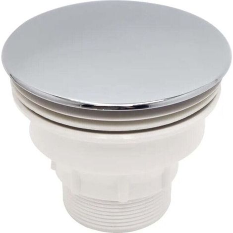 726240001 Cover ABS chromed Flexible shower Drain de sol in white plastic pour salle de bain MUMU