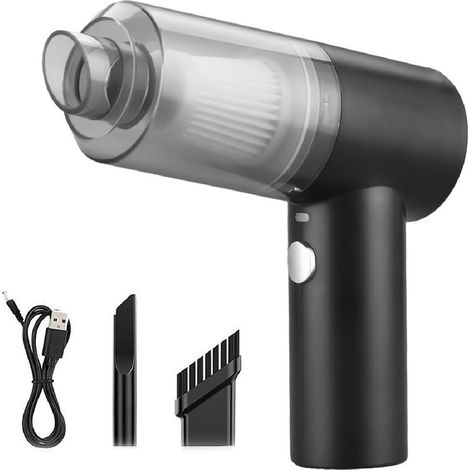 ZHIJIA PREMIUM Aspirateur sans fil noir 6000Pa compact pour maison, bureau et poils d'animaux (1/5)