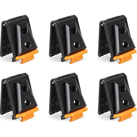 6er-Pack Clip Tech Halter für ClipTech TOU-CT Taschen, Werkzeuggürtelclip (1/5)