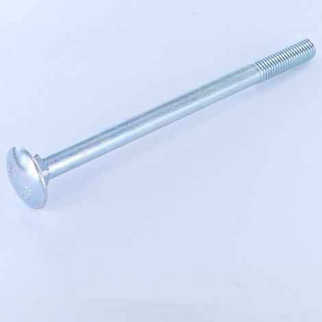 TRCC JAPY tête ronde collet carré Filetage partiel M10X170 Acier zingué-5 pièces (1/3)