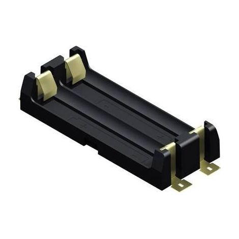 Keystone Electronics 1022 Portabatteria 2x Ministilo (AAA) Montaggio SMD (L x L x A) 46 x 22 x 11 mm