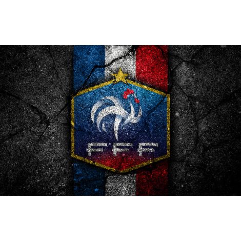 Papier peint panoramique Foot / Football - FFF - 130 cm x 81 cm (1/2)