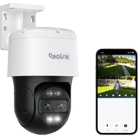 Reolink – Caméra de surveillance PoE 4K 8MP PTZ – Double objectif, zoom 6x, suivi automatique, vision nocturne couleur, détection intelligente (1/5)