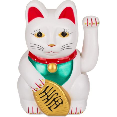 Kunststoff-Eckkatze – ca. 16 cm – Traditioneller Glücksbringer von A