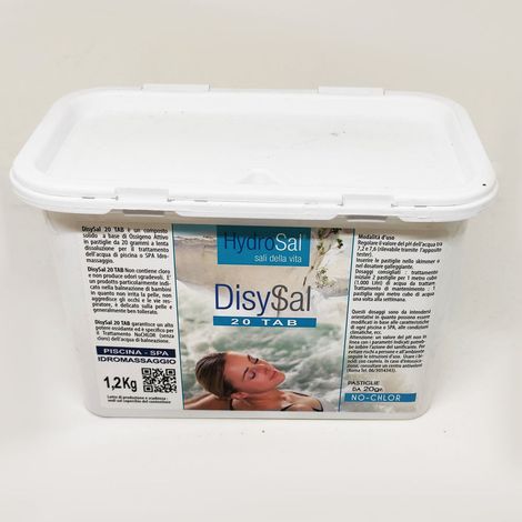 DisySal sanificante in pastiglie da 20gr. formato1kg Metacril 72301001