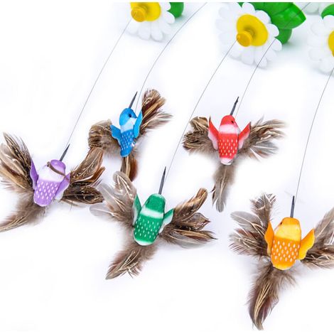 Juguete para gatos con asiento giratorio eléctrico Birdie Fun, juguete interactivo para gatitos. (1/5)