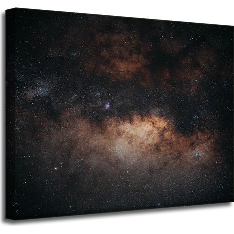 Leinwanddruck Weltraumgalaxie Sterne 50x40 cm
