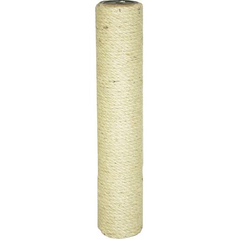 Sisalpfosten 45 cm, M10 Innengewinde, 8,5 cm Durchmesser für Katzenbaum (1/4)