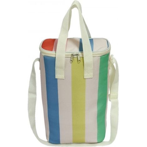 Nevera de poliéster multicolor para camping y playa Marbueno Summer