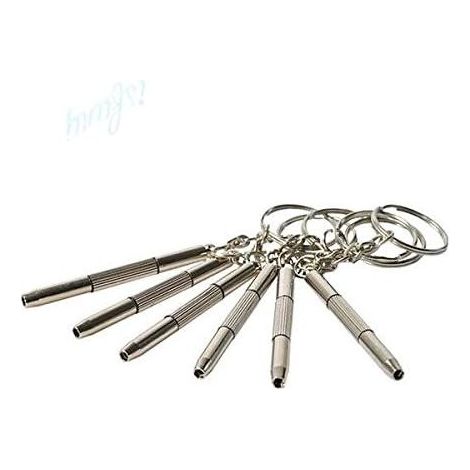 Kleines 3-in-1-Reparaturset für Brillen, Uhren und andere Kleingeräte: Schraubendreher (5-teilig) (1/3)