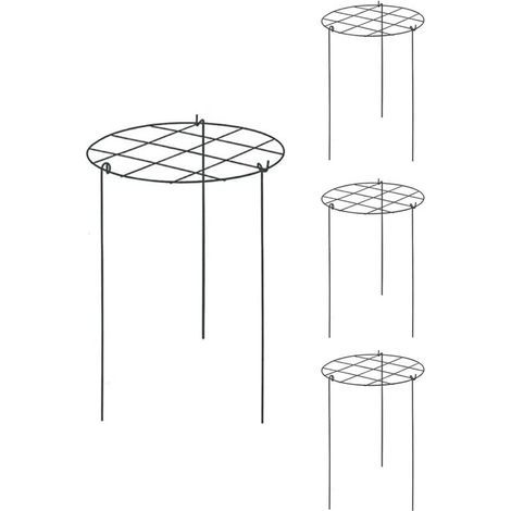 Pfingstrosen-Stützkorb – Gartenstützen – 4 Pflanzenstützen