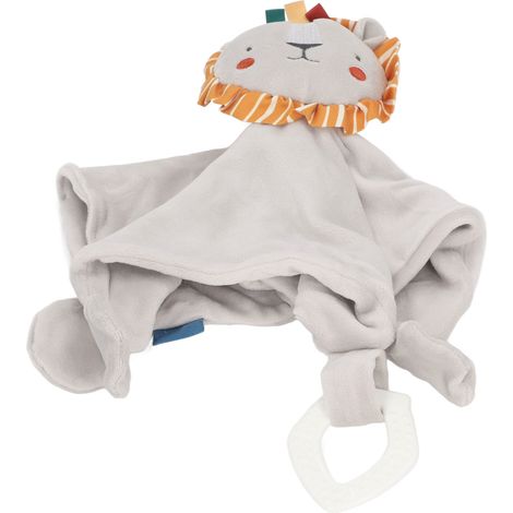 Flauschige Babydecke, Decke mit niedlichem Tiermotiv, multifunktional, weich und kuschelig zum Schlafen und Spielen, mit Löwenmotiv. (1/5)