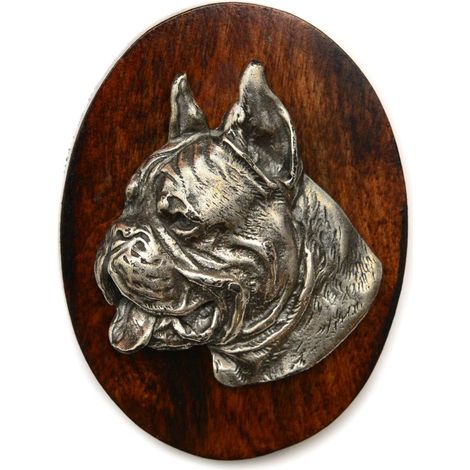 Boxer, Boxer: un broche para exposición canina, un clip para un número de salida, un pin para perro de Art-Dog (1/4)