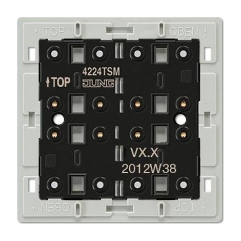 Jung Interrupteur tactile 24 V AC/DC blanc