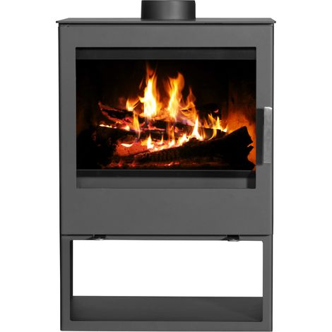 Victoria Kaminofen Modena Schwarz mit 8,6kW (1/2)