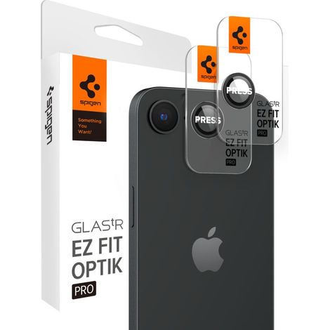 Spigen EZ Fit Cristal Templado Camera Protector Apple iPhone 16e/17e Paquete De 2 (1/5)