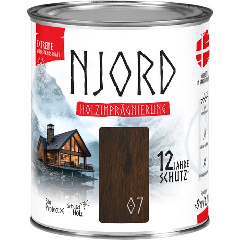 NJORD Extreme Holzimpragnierung (07) Polare Lärche - 0,75L (1/4)